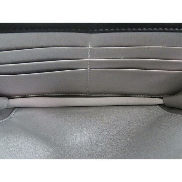 CHANEL Black Camellia Pattern Leather Wallet on Chain Bag WOC - Picture 10 of 12